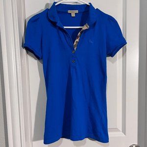 Burberry Brit Polo, Blue, Size Small